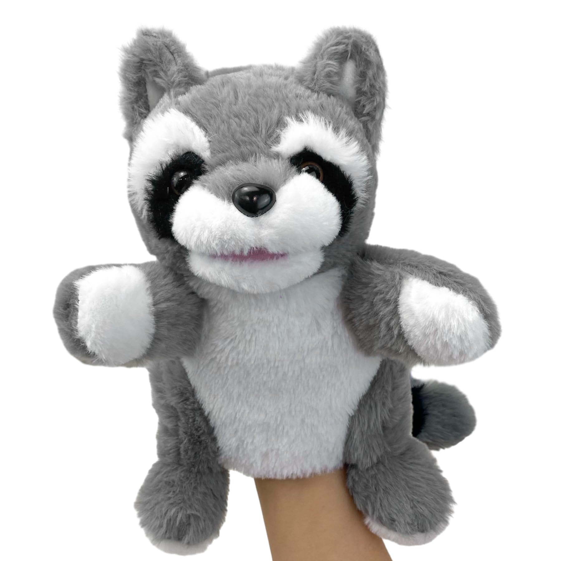 Amazon.co.jp: Okegztoa ハンドパペット アライグマパペット 9インチ